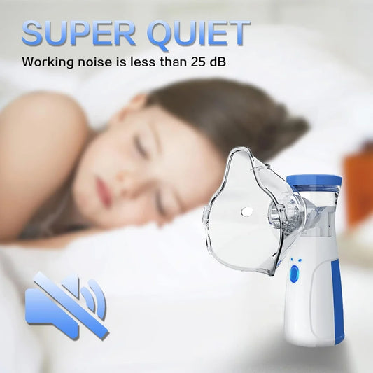 Instant Relief, Anywhere | Silent & Portable Nebulizer