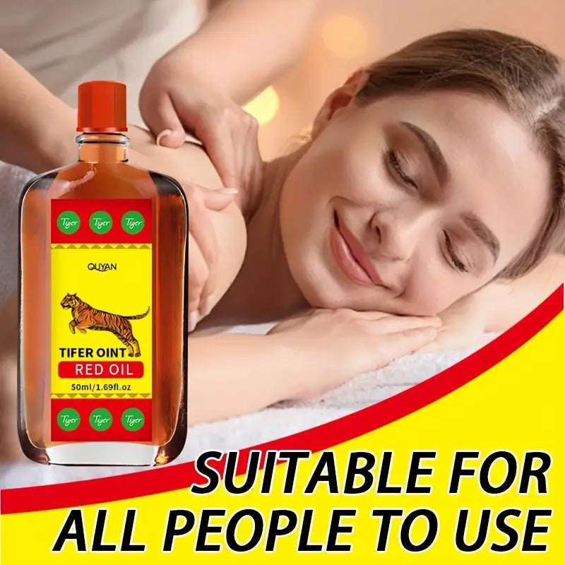 Tiger Ointment Red Oil – Herbal Pain Relief Massage Oil