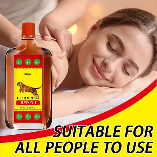 Tiger Ointment Red Oil – Herbal Pain Relief Massage Oil