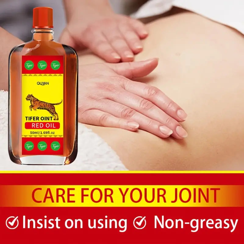 Tiger Ointment Red Oil – Herbal Pain Relief Massage Oil