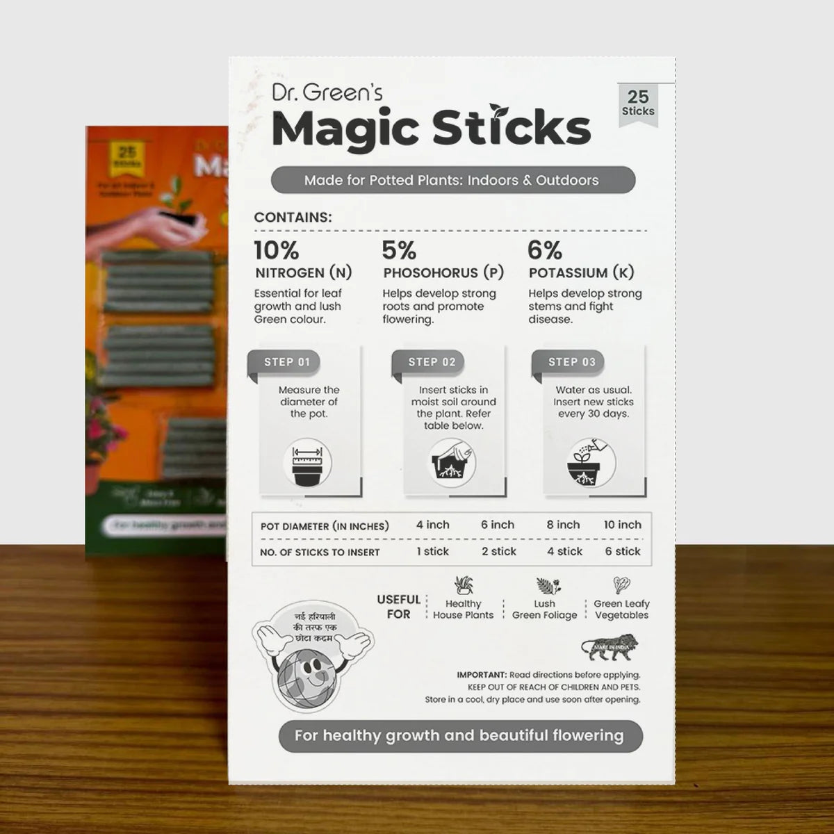 Dr.Green's - Magic Plant Sticks Pack Of 2