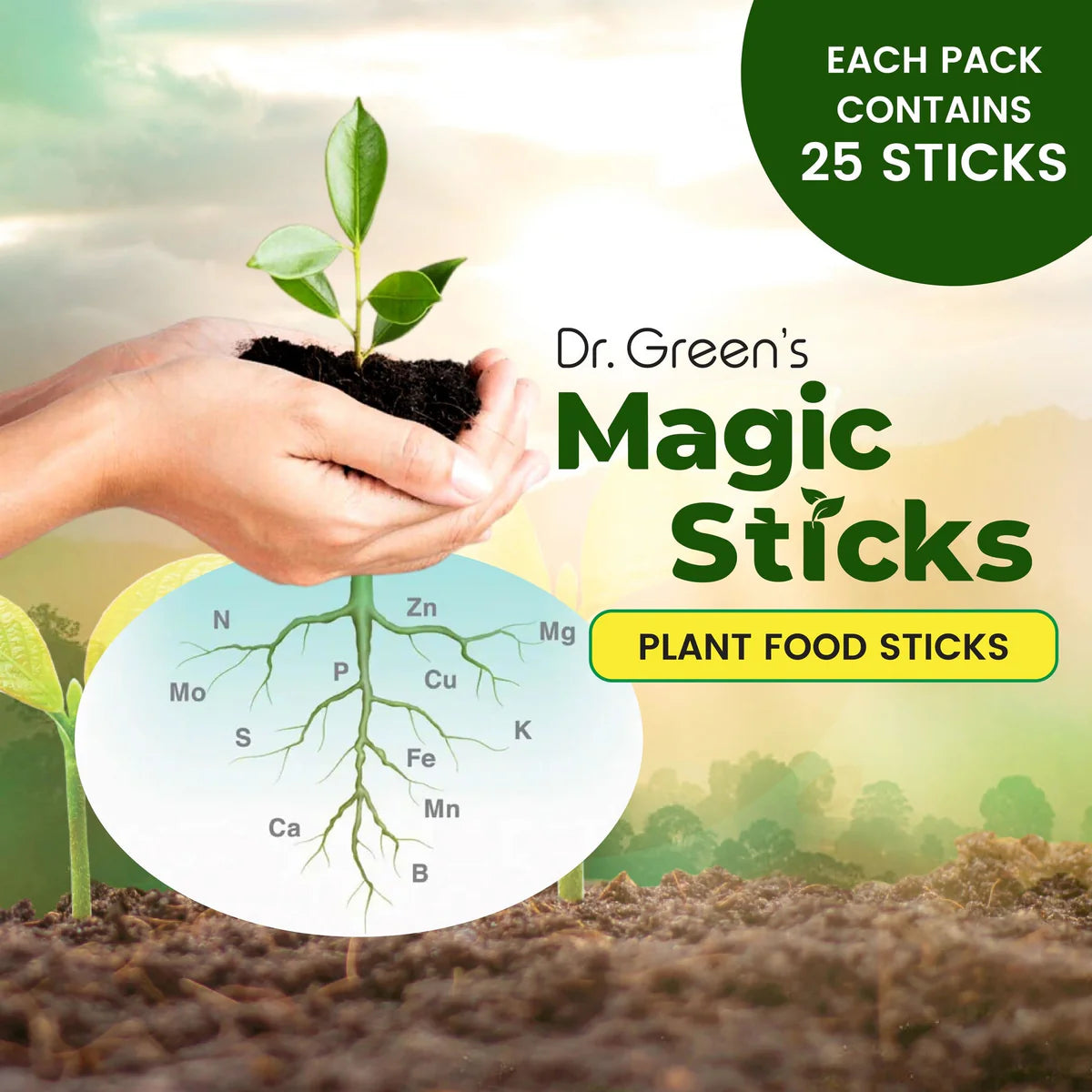 Dr.Green's - Magic Plant Sticks Pack Of 2