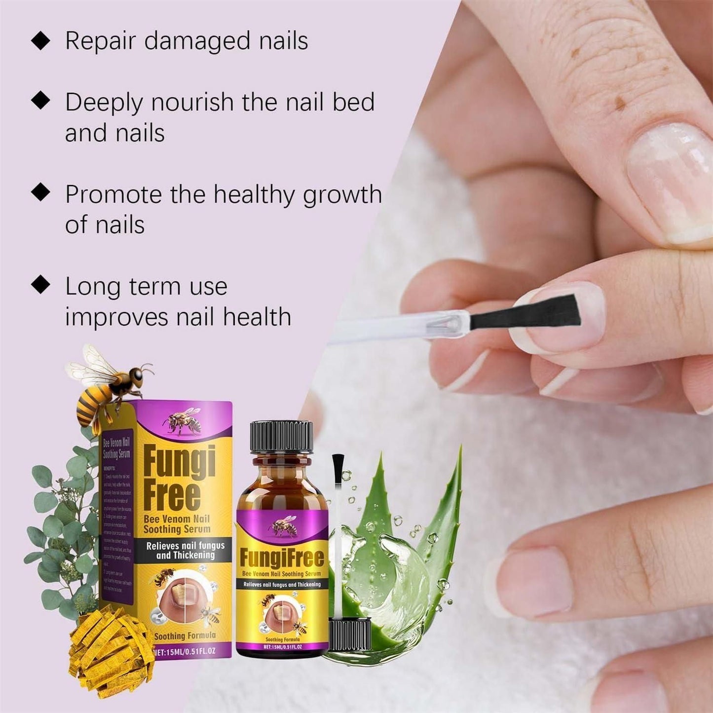 Anti-Fungal Bee Venom Nail Serum (Pack of 2)