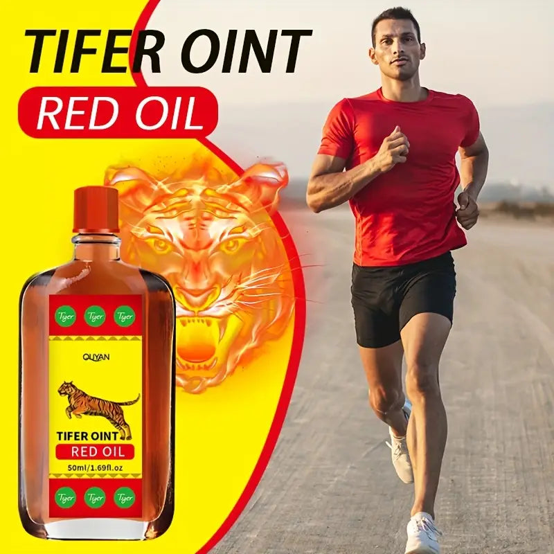 Tiger Ointment Red Oil – Herbal Pain Relief Massage Oil