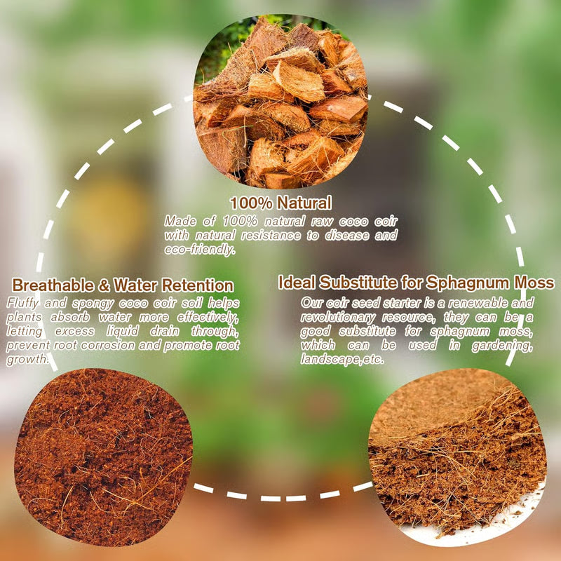 😍HOT SELL😍 Premium Organic Coconut Coir Bricks for Plants