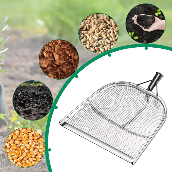 HEAVY SHOVEL FOR SOIL SIFTING