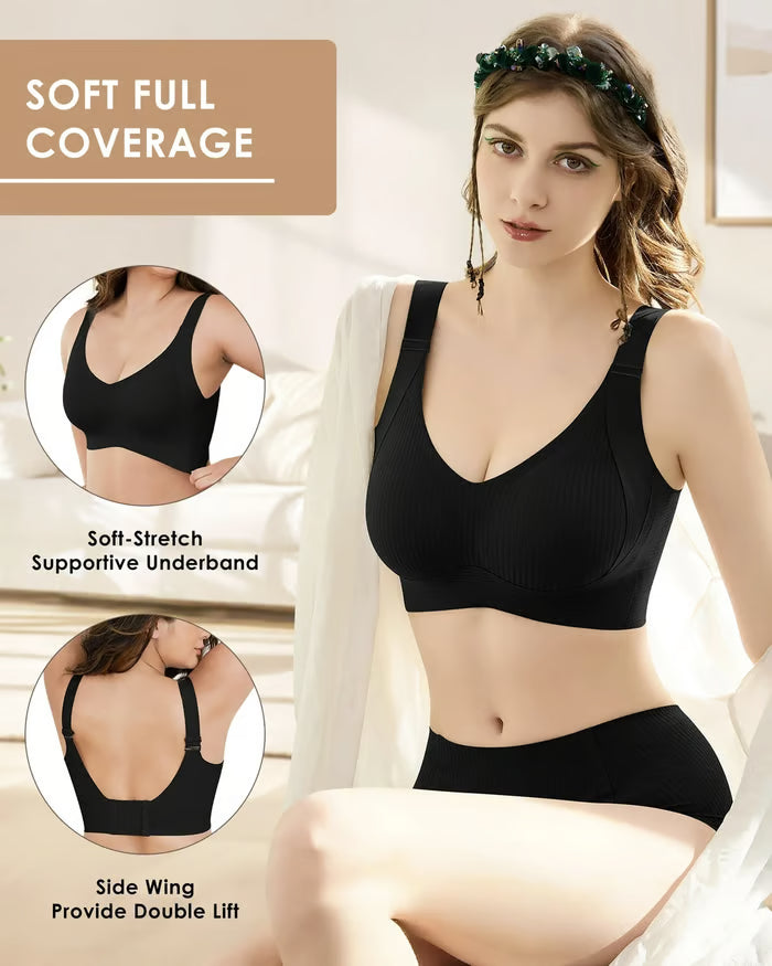 Hot Sale 49% OFF🔥Wire-Free Non-Marking Skin-Friendly Push-Up Bra🔥PACK OF 3
