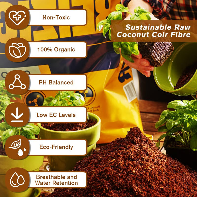 😍HOT SELL😍 Premium Organic Coconut Coir Bricks for Plants