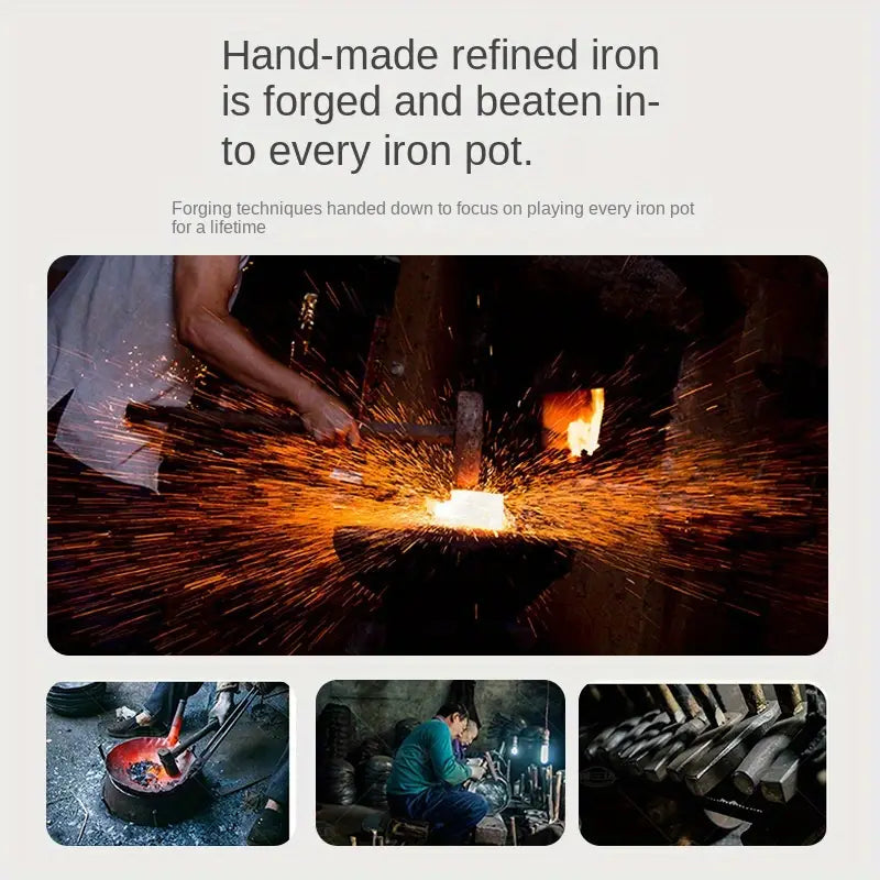 🔥Hot Sale 50% OFF🔥Artisan Unenameled Cast Iron Casserole